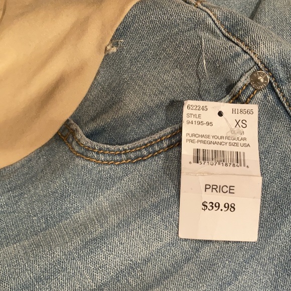 NEW! Indigo Blue Secret Fit Maternity Jean - XS - Picture 7 of 7
